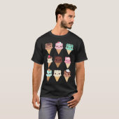 Ice Cream Kittens T-shirt (Voorkant volledig)