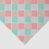 Ice-Cream-kleuren gecontroleerd Tissuepapier (Detail)