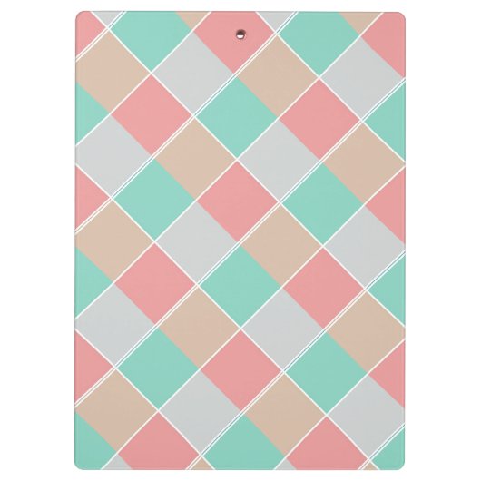 Ice-Cream-kleuren, gepersonaliseerd gecontroleerd Klembord (Achterkant)