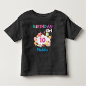 Ice Cream Kleurrijke Kegels Verjaardag Meisje Matc Kinder Shirts (Voorkant)
