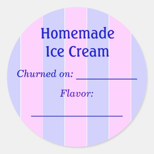 Ice Cream Label (Voorkant)
