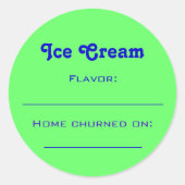 Ice Cream Label (Voorkant)