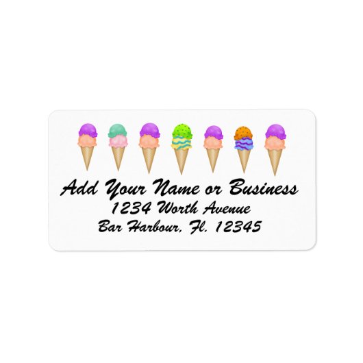 Ice Cream Label - SRF (Voorkant)