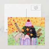 Ice Cream Labradors Briefkaart (Voorkant / Achterkant)