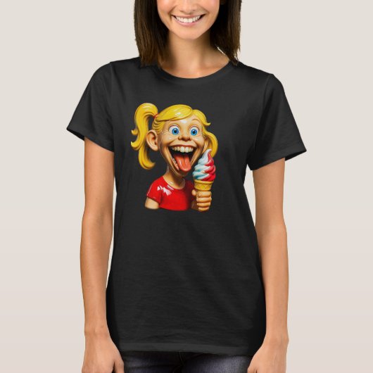 Ice Cream Laugh Tee T-shirt (Voorkant)