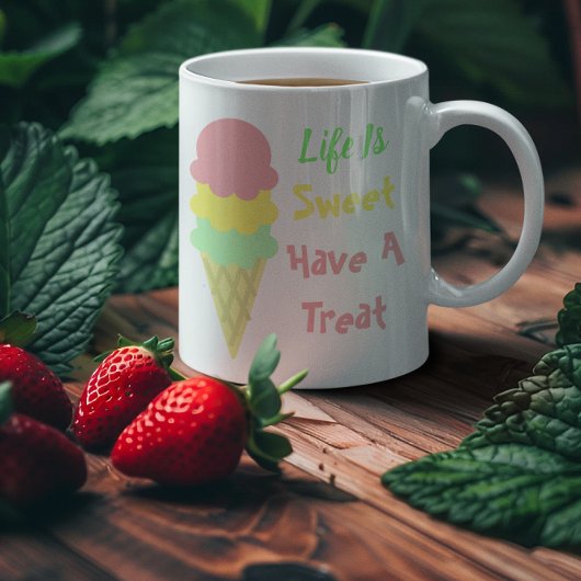 Ice Cream Life is zoet Koffiemok