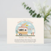 Ice Cream Light Roze Baby shower Book Request Informatiekaartje (Staand voorkant)