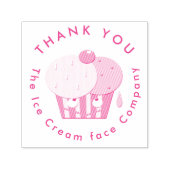 Ice cream logo design   zelfinktende stempel (Design)