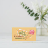 Ice Cream Logo, Ice Cream Parlor Visitekaartje (Staand voorkant)