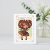 Ice Cream Lolita Chocolat Briefkaart (Staand voorkant)