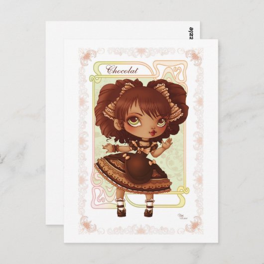 Ice Cream Lolita Chocolat Briefkaart (Voorkant / Achterkant)