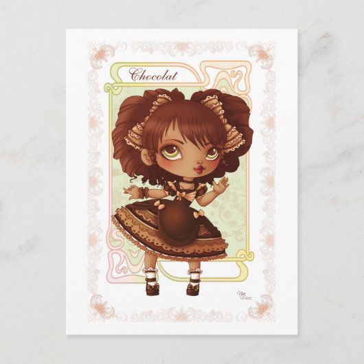 Ice Cream Lolita Chocolat Briefkaart (Voorkant)