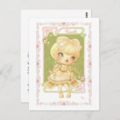 Ice Cream Lolita Vanille Briefkaart (Voorkant / Achterkant)