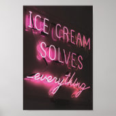Ice Cream lost alles op Poster (Voorkant)