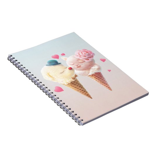 Ice Cream Love Notitieboek (Rechterzijde)