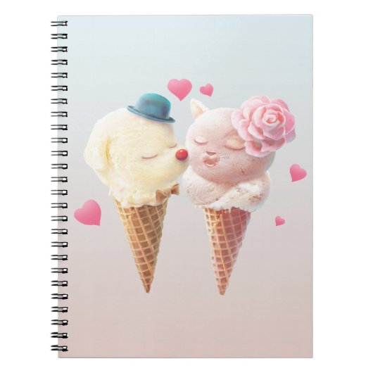Ice Cream Love Notitieboek (Voorkant)