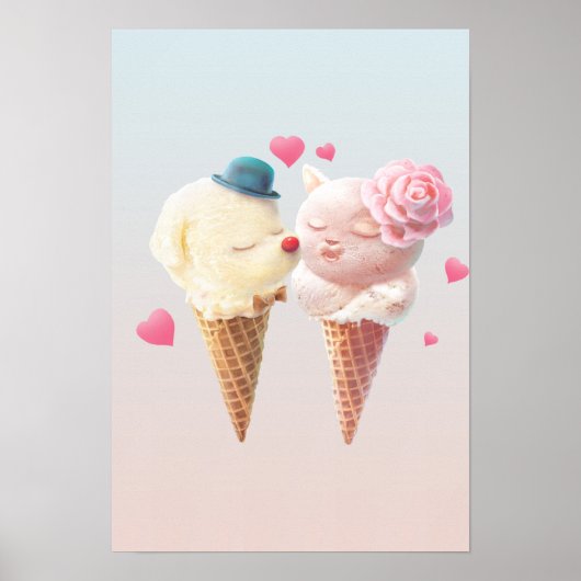 Ice Cream Love Poster (Voorkant)