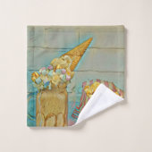 Ice cream lover gift bad handdoek (Wasdoekje)