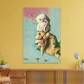 Ice cream lover gift canvas afdruk (Insitu (Woonkamer))