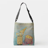 Ice cream lover gift crossbody tas (Achterkant)