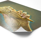 Ice cream lover gift foto afdruk (Hoek)