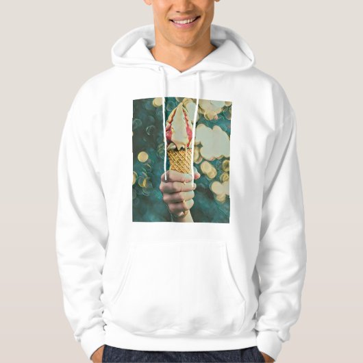 Ice cream lover gift hoodie (Voorkant)
