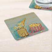 Ice cream lover gift kartonnen onderzetters (Schuin)