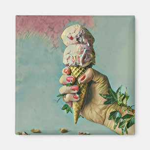 Ice cream lover gift magneet