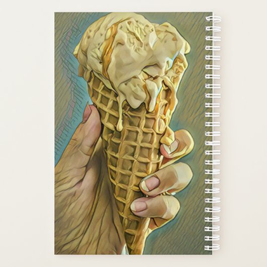 Ice cream lover gift planner (Achterkant)