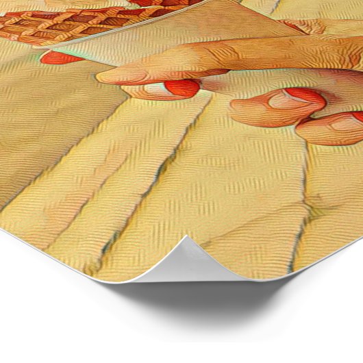 Ice cream lover gift poster (Hoek)