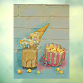 Ice cream lover gift raamsticker (Vel 3)