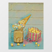 Ice cream lover gift raamsticker (Vel)