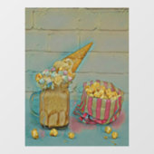 Ice cream lover gift raamsticker (Vel)