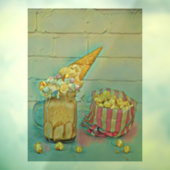 Ice cream lover gift raamsticker (Vel 3)