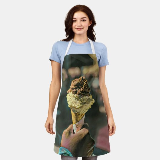 Ice cream lover gift schort (Gedragen)