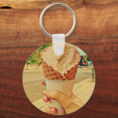 Ice cream lover gift sleutelhanger (Voorkant)