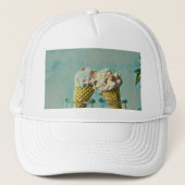 Ice cream lover gift trucker pet (Voorkant)