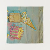 Ice cream lover gift wandkleed (Voorkant (horizontaal))