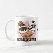 Ice Cream Lover mokken voor aangepaste namen (Links)