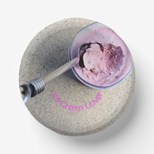 Ice Cream Lover Papieren Kommen (Voorkant)