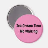 Ice Cream Lovers Frig Magnet (Voorkant / Achterkant)