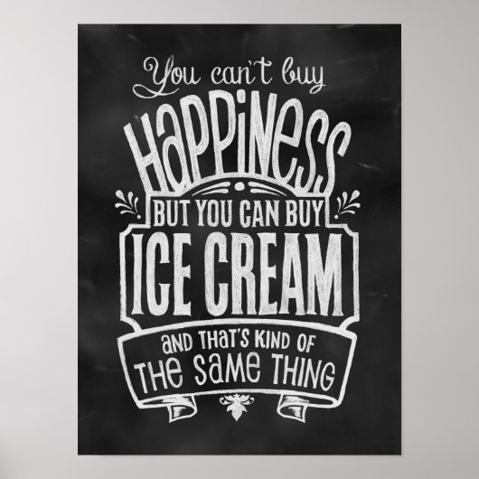 Ice Cream Lover's Poster (Voorkant)