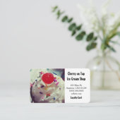 Ice Cream Loyalty-kaart Klantenkaartje (Staand voorkant)