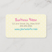 Ice Cream Loyalty Stamp Punch Kaart - Koop 9 Krijg (Achterkant)