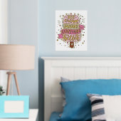 Ice Cream maakt alles beter - Lettering Folie Afdrukken (Insitu (Slaapkamer))