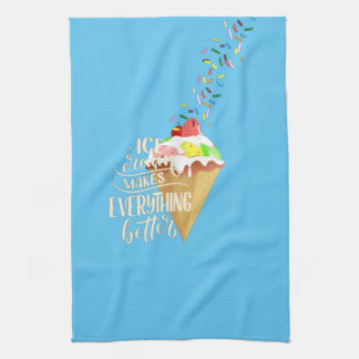Ice Cream maakt alles beter Theedoek