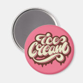 Ice Cream Magets Magneet (Voorkant / Achterkant)