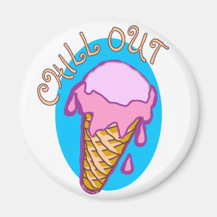 Ice Cream Magnet uitblazen