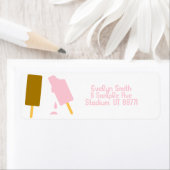 Ice Cream Mailing Adresetiketten Etiket (Insitu)