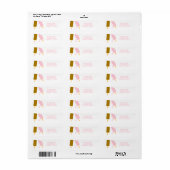 Ice Cream Mailing Adresetiketten Etiket (Full Sheet)